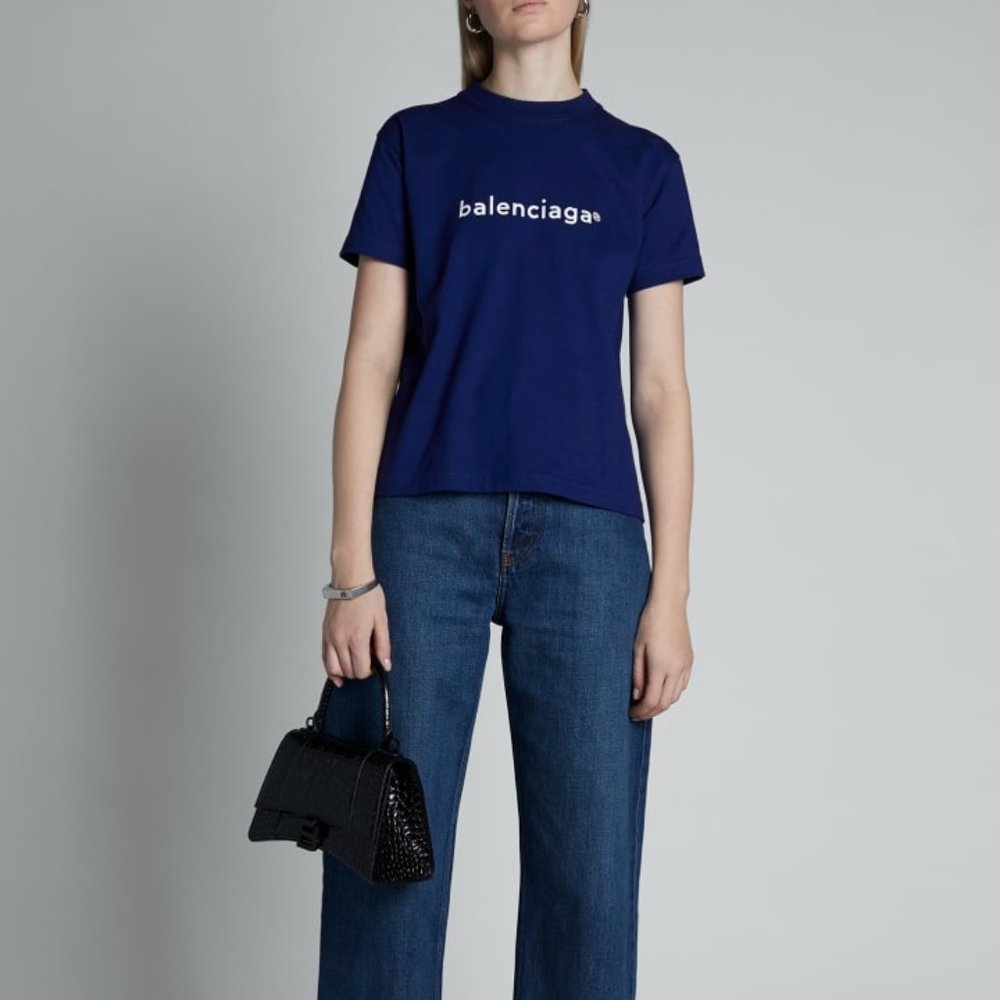 Balenciaga Jersey Logo Tee